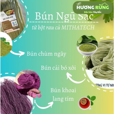 Mì chũ ngũ sắc rau củ - Lý tưởng cho người ăn kiêng, tiểu đường, tập gym, giảm giá 22% chỉ 95.000₫ 9