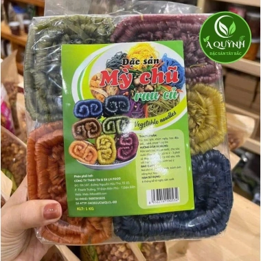 Mì Chũ Rau Củ Ngũ Sắc 1kg - Mix Vị Hữu Cơ Ăn Kiêng Ít Calo Thực Dưỡng Siêu Ngon - 95.000 VND 3