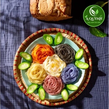 Mì Chũ Rau Củ Ngũ Sắc 1kg - Mix Vị Hữu Cơ Ăn Kiêng Ít Calo Thực Dưỡng Siêu Ngon - 95.000 VND 7