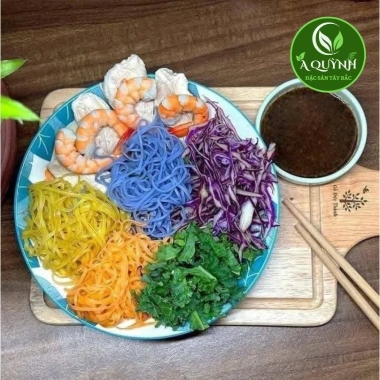 Mì Chũ Rau Củ Ngũ Sắc 1kg - Mix Vị Hữu Cơ Ăn Kiêng Ít Calo Thực Dưỡng Siêu Ngon - 95.000 VND 8