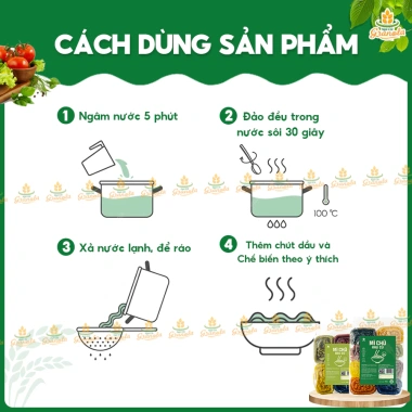 Mì Chũ Rau Củ Ngũ Sắc Hữu Cơ Mix Vị 1Kg Giá Ưu Đãi 107.000đ Tốt cho Sức Khỏe