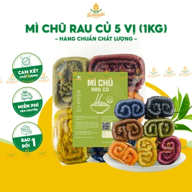 Mì Chũ Rau Củ Ngũ Sắc Hữu Cơ Mix Vị 1Kg Giá Ưu Đãi 107.000đ Tốt cho Sức Khỏe