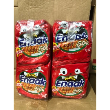 Mì Enaak Đỏ Hương Ớt Bịch 10 gói 28g - Giá ưu đãi 135.000 VNĐ, giảm từ 166.050