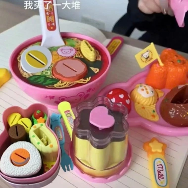 Mì Giả Vờ Đồ Chơi Pudding Thạch Trẻ Em - Quà Tặng Tiếp Liệu Giá 23.000đ