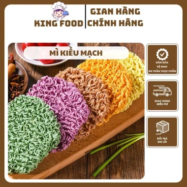 Mì kiều mạch rau củ đa màu, ăn chay kiêng, giá ưu đãi 49.500đ