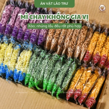 Mì kiều mạch rau củ Lão Trư - Healthy 0 nóng, 0 nổi mụn, 0 chiên dầu, không gia vị, chỉ 52.000đ 3