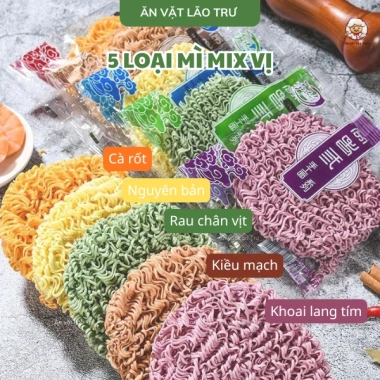 Mì kiều mạch rau củ Lão Trư - Healthy 0 nóng, 0 nổi mụn, 0 chiên dầu, không gia vị, chỉ 52.000đ 4