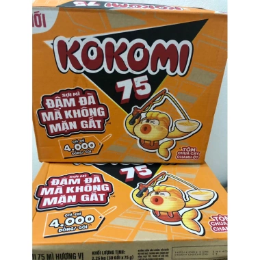 Mì Kokomi Tôm Chua Cay Chanh Ớt 75g - Thùng 30 Gói, Giảm Giá Sốc 137k 3 Mì Kokomi Tôm Chua Cay Chanh Ớt 75g - Thùng 30 Gói, Giảm Giá Sốc 137k 3