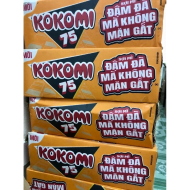 Mì Kokomi Tôm Chua Cay Chanh Ớt 75g - Thùng 30 Gói, Giảm Giá Sốc 137k 4 Mì Kokomi Tôm Chua Cay Chanh Ớt 75g - Thùng 30 Gói, Giảm Giá Sốc 137k 4