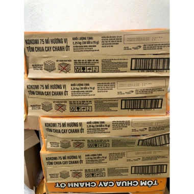 Mì Kokomi Tôm Chua Cay Chanh Ớt 75g - Thùng 30 Gói, Giảm Giá Sốc 137k 5 Mì Kokomi Tôm Chua Cay Chanh Ớt 75g - Thùng 30 Gói, Giảm Giá Sốc 137k 5