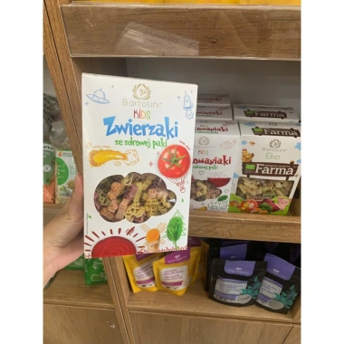 Mì Nui Rau Củ Hữu Cơ Hình Động Vật cho Bé Farma 250g - Giá ưu đãi 118.750 VND XanhSam Organic 8 Mì Nui Rau Củ Hữu Cơ Hình Động Vật cho Bé Farma 250g - Giá ưu đãi 118.750 VND XanhSam Organic 8