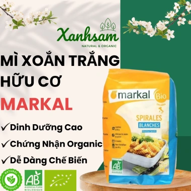 Mì NUI XOẮN BÁN LỨT HỮU CƠ 500gr MARKAL EU ORGANIC - Giảm còn 108.750₫, Thực phẩm tự nhiên, không chất bảo quản 12 Mì NUI XOẮN BÁN LỨT HỮU CƠ 500gr MARKAL EU ORGANIC - Giảm còn 108.750₫, Thực phẩm tự nhiên, không chất bảo quản 12