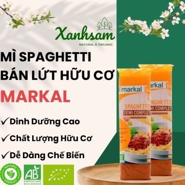 Mì NUI XOẮN BÁN LỨT HỮU CƠ 500gr MARKAL EU ORGANIC - Giảm còn 108.750₫, Thực phẩm tự nhiên, không chất bảo quản 17 Mì NUI XOẮN BÁN LỨT HỮU CƠ 500gr MARKAL EU ORGANIC - Giảm còn 108.750₫, Thực phẩm tự nhiên, không chất bảo quản 17