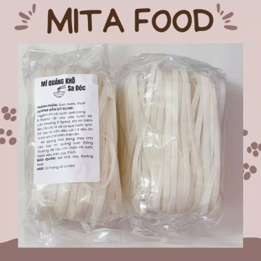 Mì Quảng khô sợi dai mềm ngon 400g - Tiện lợi, giá chỉ 36.5k giảm mạnh