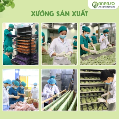 Mì rau củ ăn dặm Organic Anpaso không chiên dầu, giàu chất xơ bé 6 tháng - 55.380 VND