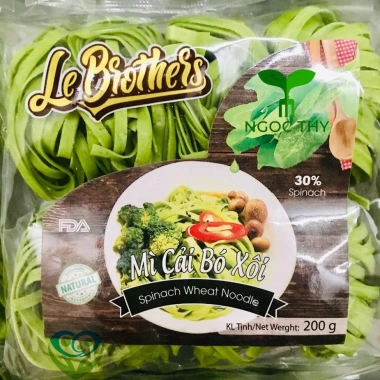 Mì rau củ bản to Duy Anh Food 200g 8 vắt - Giá chỉ 35.000, giàu chất xơ, ăn nhanh 7