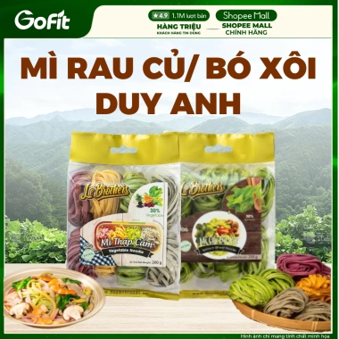 Mì Rau Củ Bó Xôi DUY ANH Healthy 60g - Giá chỉ 50k, ăn sạch, giàu vitamin