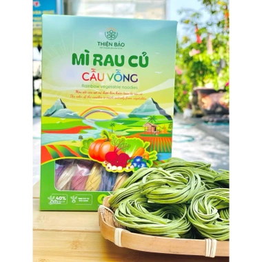 Mì Rau Củ Cầu Vồng Sấy Lạnh – Tự Nhiên, Không Phẩm Màu, Ăn Chay, Dành Cho Bé và Gia Đình, Không Chiên – 90.000 VND
