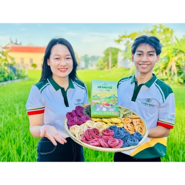 Mì Rau Củ Cầu Vồng Thiện Bảo Không Muối 250g - Cho Bé Ăn Dặm và Người Chay, Giá Giảm 55.000 VND