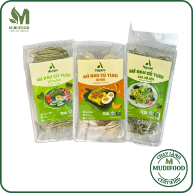 Mì Rau Củ Hapimi Mix Tảo Xoắn, Bí Đỏ, Cải Bó Xôi - Thực phẩm dinh dưỡng cho cả gia đình, giảm còn 99.000₫