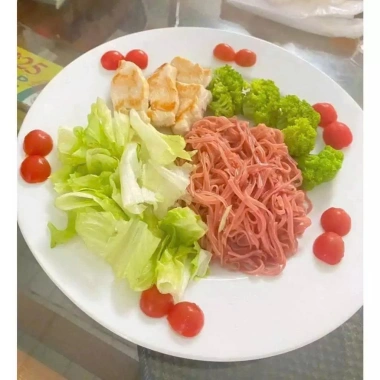 Mì Rau Củ Hapimi Mix Tảo Xoắn, Bí Đỏ, Cải Bó Xôi - Thực phẩm dinh dưỡng cho cả gia đình, giảm còn 99.000₫