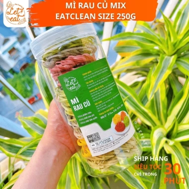 Mì Rau Củ Hữu Cơ Mix Vị LetEat 250g - Giảm cân, Ăn kiêng, Eatclean, Giá 100k
