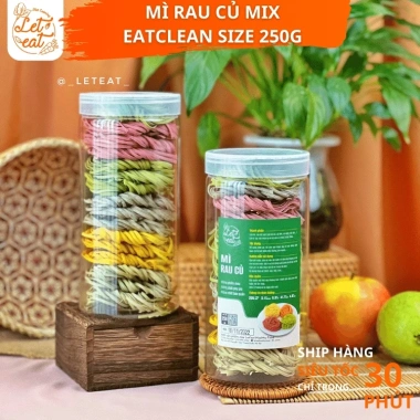 Mì Rau Củ Hữu Cơ Mix Vị LetEat 250g - Giảm cân, Ăn kiêng, Eatclean, Giá 100k