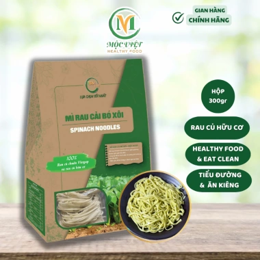 Mì rau củ hữu cơ sấy lạnh Mộc Việt 300gr - Giảm cân, ăn kiêng, tiểu đường, chỉ 69.600đ