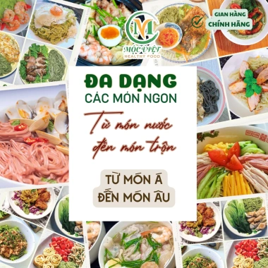 Mì rau củ hữu cơ sấy lạnh Mộc Việt 300gr - Giảm cân, ăn kiêng, tiểu đường, chỉ 69.600đ
