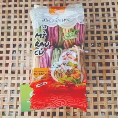 Mì Rau Củ Phương Mây 300gr Út Hà - Đặc Sản Huế Organic, Nấu Chay, Mặn Đều Ngon, Giá 37k
