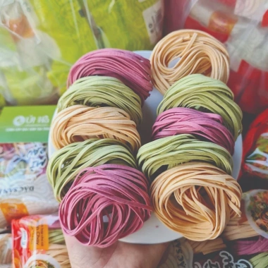 Mì Rau Củ Phương Mây 300gr Út Hà - Đặc Sản Huế Organic, Nấu Chay, Mặn Đều Ngon, Giá 37k