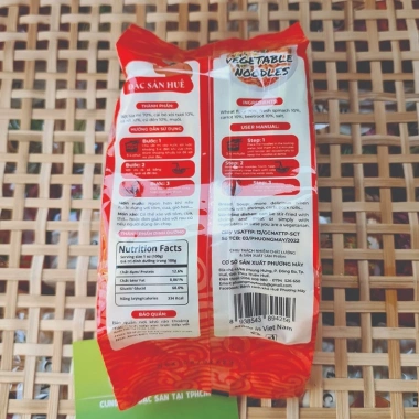 Mì Rau Củ Phương Mây 300gr Út Hà - Đặc Sản Huế Organic, Nấu Chay, Mặn Đều Ngon, Giá 37k