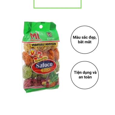 Mì Rau Củ Safoco 500g - Ngon, bổ dưỡng, giá chỉ 44.000₫ giảm từ 55.440₫ 3