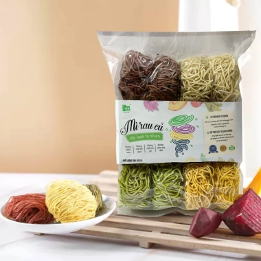 Mì Rau Củ Sấy Lạnh Bamboo 500g Không chiên dầu, ăn kiêng, mì chay hữu cơ 89.000đ