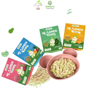 Mì Somen ăn dặm Anpaso cho bé 6 tháng, sợi cắt nhỏ dễ nhai, giá ưu đãi 51.883đ