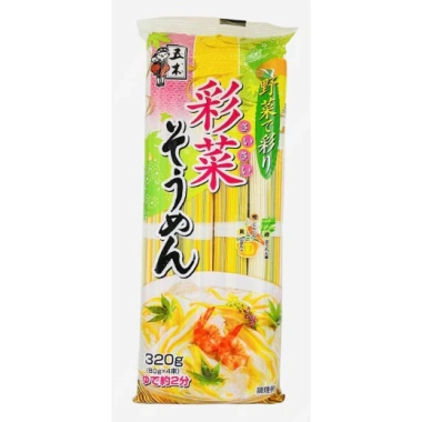 Mì somen ngũ sắc tôm rau củ 320g cho bé ăn dặm 12 tháng - giá 75.000đ - nepshop1