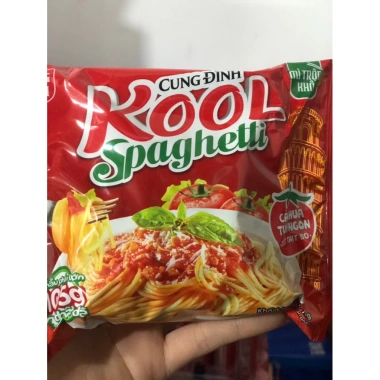 Mì Trộn Kool Spaghetti Sợi Mì Dai, Sốt Đậm Vị 105g - Giá 12.000đ Giảm từ 14.640đ 3