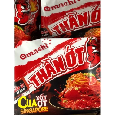 Mì Trộn Omachi Cua Xốt Ớt Singapore - Gói Thần Ớt Đậm Đà 126g Giá 82.000₫ 3