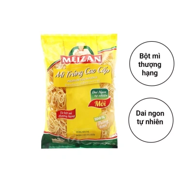 Mì trứng cao cấp Meizan 250g-500g, giảm giá 20% chỉ 17.299 VND