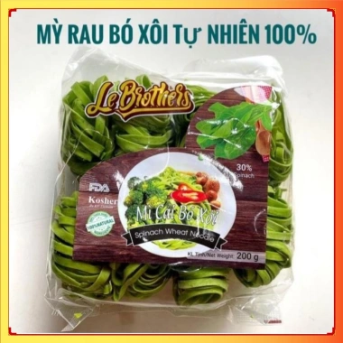 Mì tươi rau củ thập cẩm Le Brother organic Duy Anh Food xuất khẩu 200g 38.000₫