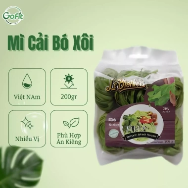 Mì Tươi Rau Củ Thập Cẩm Organic Duy Anh 200g (8 vắt) - Hàng Xuất Khẩu, Giá 45k 10