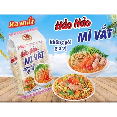 Mì vắt Hảo Hảo 665g 10 vắt không gói gia vị - Giá chỉ 39.999đ