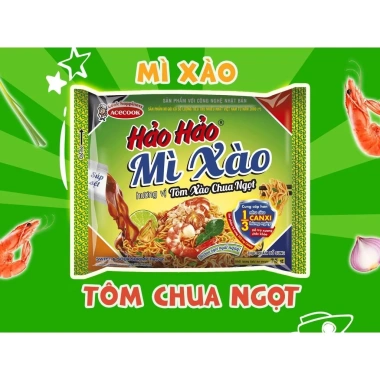 Mì Xào Hảo Hảo 30 Gói Thùng 1 Vị Tôm Chua Ngọt Giá Ưu Đãi 98,345 VND 7