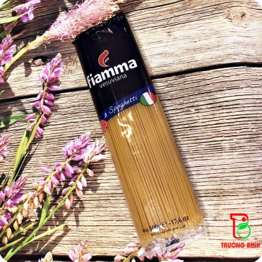 Mì Ý Spaghetti Fiamma 500g - Giá 36.000 VND, giảm 17%, mì số 3 đậm vị Ý, siêu dai, ăn nhanh