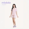 Mialala Bộ Mặc Nhà Tay Ngắn Quần Ngắn Cổ Pyjama Cotton Mềm Mại, Thoải Mái Cho Nữ - Giá 549.000₫ 2