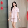Mialala Bộ Mặc Nhà Tay Ngắn Quần Ngắn Cổ Pyjama Cotton Mềm Mại, Thoải Mái Cho Nữ - Giá 549.000₫ 3