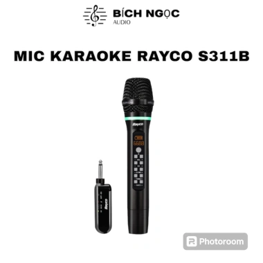 Mic Karaoke Không Dây Rayco S311B - Âm Thanh Sống Động, Giá Ưu Đãi 370.000 VND