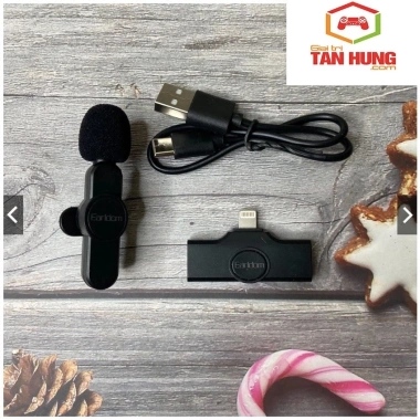 Mic Thu Âm Không Dây Cài Áo Earldom MC3C cho iPhone - Giá 389.000₫, giảm 85.580₫ 8