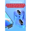 Mic thu âm không dây lọc tiếng ồn, cài áo livestream, quay vlog, pin sạc, giảm echo giá 388.000đ 3