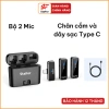 Mic thu âm không dây lọc tiếng ồn, cài áo livestream, quay vlog, pin sạc, giảm echo giá 388.000đ 6